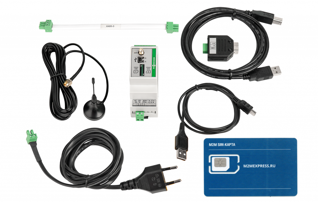 Бесплатный plug-and-play-комплект DEMO KIT PROMODEM для тестирования или опытной эксплуатации модема PROMODEM GSM